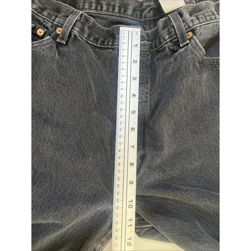 Vintage Levi 501 Jeans 2000's Denim Black Buttonfly Size 40x32‎